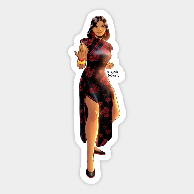 Shiva (Traditional series) Sticker by Eileen Widjaja